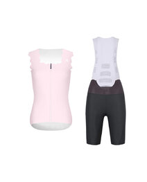 RIVANELLE maillot sin mangas y pantalón corto - SCALLESSA - antracita/rosa